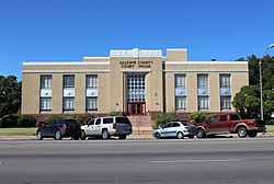 The Gillespie County Courthouse in Fredericksburg