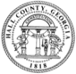 Official seal of Hall County