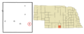 Harlan County Nebraska Incorporated and Unincorporated areas Republican City Highlighted