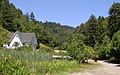Historic Bourne house at Audubon Canyon Ranch nature preserve, in Stinson Beach