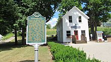 Horton Bay, Michigan historic marker