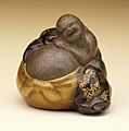 Hotei Dreaming on His Bag of Treasures LACMA M.87.263.70