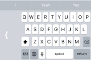 IOS 11 keyboard iPhone 7 Plus