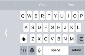 IOS 11 keyboard iPhone 7 Plus