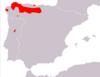 Iberolacerta monticola range Map.png