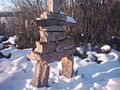 Inukshuk at Rideau Hall
