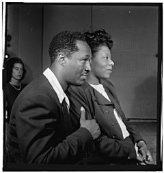 Josh White and Mary Lou Williams, ca October 1947 (Gottlieb 09191)