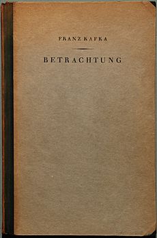 Kafka Betrachtung 1912