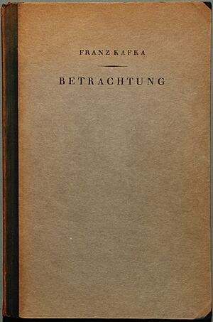 Kafka Betrachtung 1912