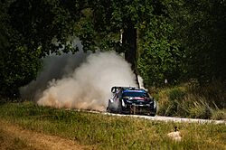 Kalle Rovanperä and Jonne Halttunen, SS17, Orlen 80th Rally Poland