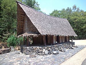 Little world, Aichi prefecture - House of Yap in Micronesia
