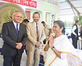 Mamata Banerjee with UNESCO officers