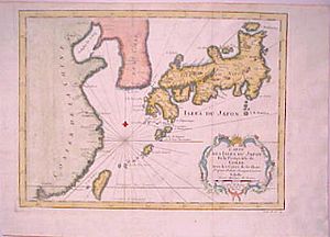 Map Japan 1746