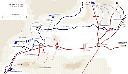 Mapa da Batalha de Vitória