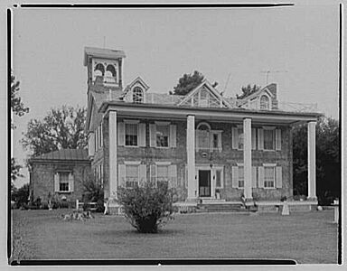 Martin Van Buren, residence in Kinderhook, New York. LOC gsc.5a28121