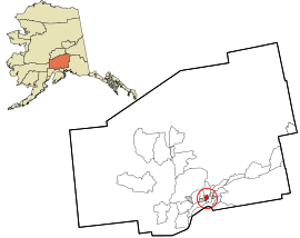 Location in Matanuska-Susitna Borough and the state of Alaska