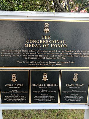 Medal of Honor Close Malone NY 20170703