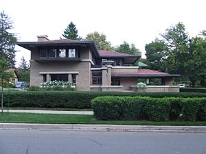 Meyer May House, west side, 2009