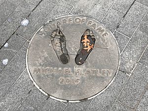 Michael Flatley's feet