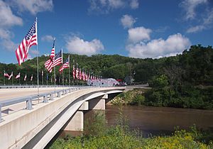 Bridge over the Zumbro River in Millville