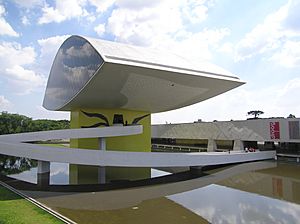 Museu Oscar Niemeyer 2 Curitiba Brasil