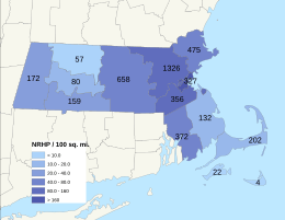 NRHP Massachusetts Map