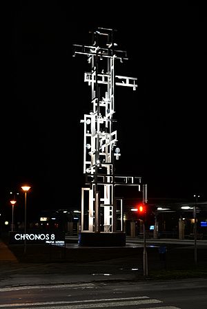 Nicolas Schöffer Chronos 8 Cybernetic Tower in Kalocsa Hungary