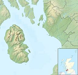 Catacol Bay is located in North Ayrshire