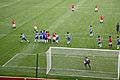 OGS Testimonial Solskjær in action 20080802-1