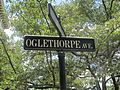 Oglethorpe Avenue sign, Savannah, GA IMG 4705