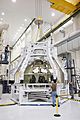 Orion Spacecraft in spacecraft workshop KSC