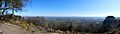 Panorama at Temple Of The Winds, Blackdown Hill, West Sussex looking south