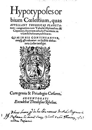 Peucer - Hypotyposes orbium coelestium, 1568 - 144757
