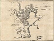 Plan of the Town and Citadel of Plymouth, Benjamin Donn, 1765