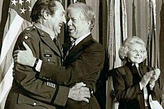 President Carter awarding MOH to Colonel Urban