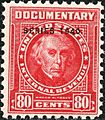 RB Taney revenue 80c 1940 issue R299