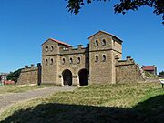 Reconstructed Gatehouse - Arbeia Roman Fort - geograph.org.uk - 539384