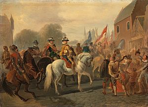 SA 4866-Anno 1591. De zegevierende terugkeer van Maurits in Den Haag