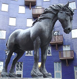 Sculpture Of 'Jacob' A Dray Horse-Queen Elizabeth Street-London