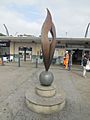 Sculpture outside Twickenham Station (geograph 4169861).jpg