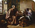 Sir Walter Raleigh in the Tower by Henry Wallis