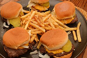 Sliders and French fries