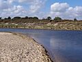 Small lake behind beach - geograph.org.uk - 341028