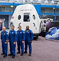 SpaceX Dragon 2 and astronauts 2018