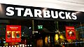 Starbucks signage Fulham Broadway tube station (2)