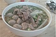 Teochew rice noodle soup (潮州粿條)