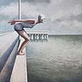 The Big Crossing , Fabio Hurtado, 150 x 150 cm oil on canvas
