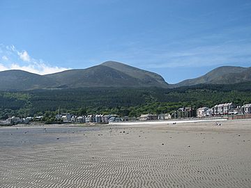The Mourne Mountains From Newcastle Beach - geograph.org.uk - 1189219.jpg