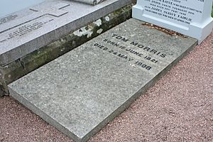 The grave of Old Tom Morris, St Andrews Cathedral churchyard