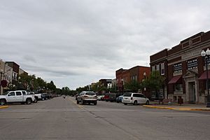 Looking east in downtown Tomahawk